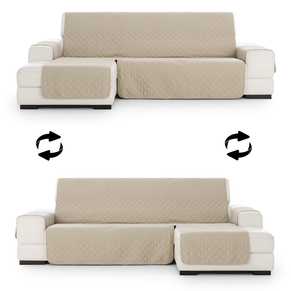 Funda acolchada Modelo Noruega para Chaise Longue