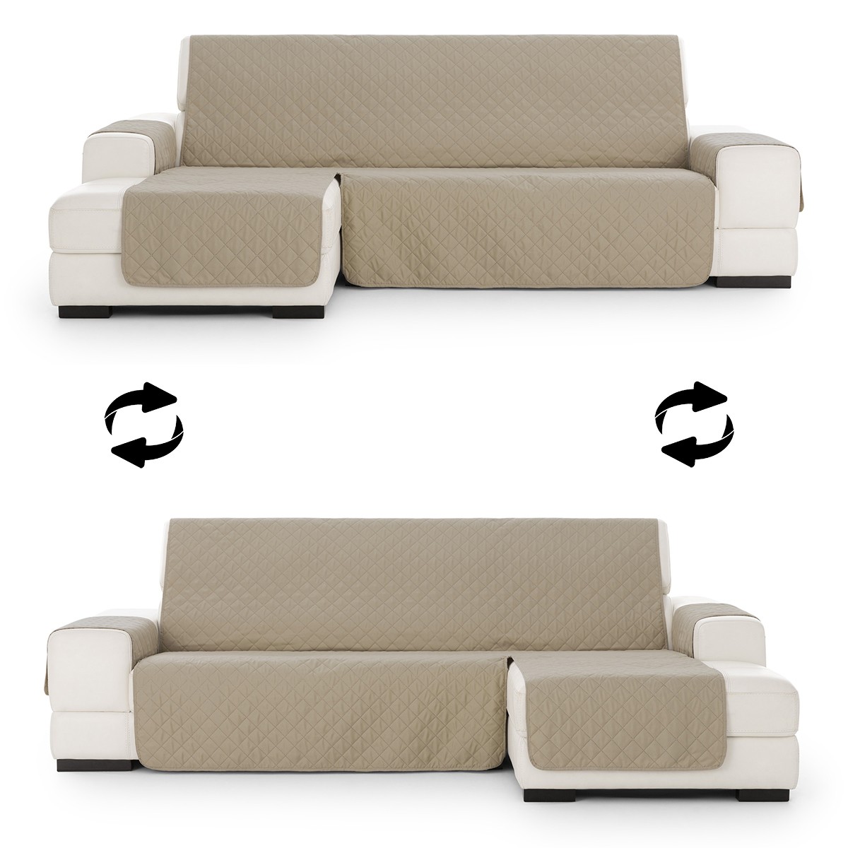 Funda acolchada Modelo Noruega para Chaise Longue