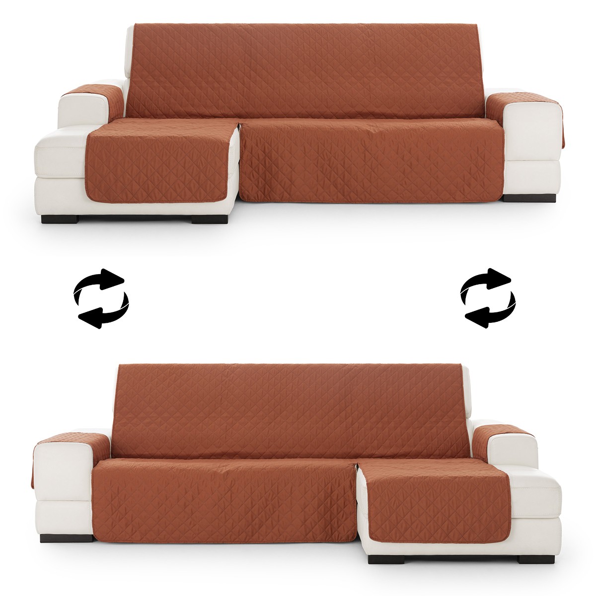 Funda acolchada Modelo Noruega para Chaise Longue
