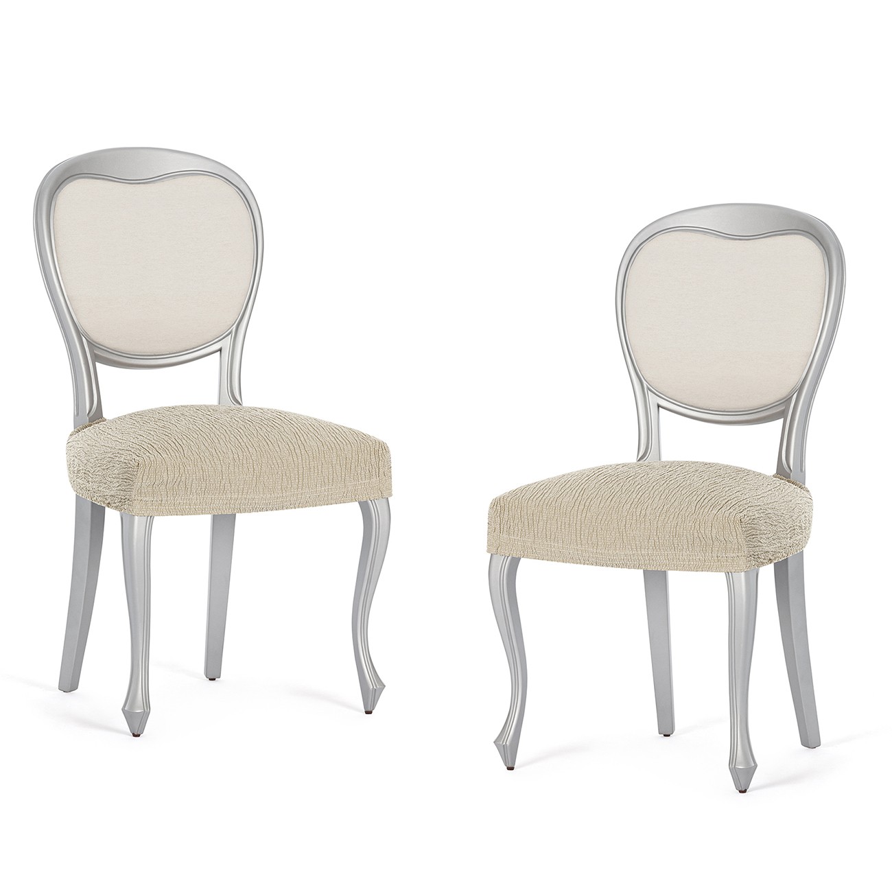 Pack dos fundas elásticas para silla modelo Troya