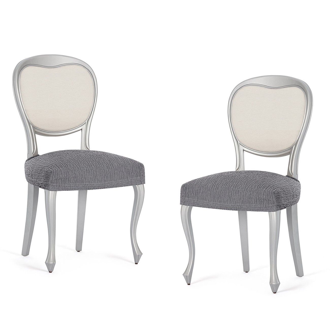 Pack dos fundas elásticas para silla modelo Troya