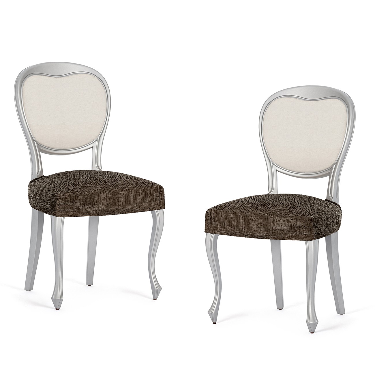 Pack dos fundas elásticas para silla modelo Troya