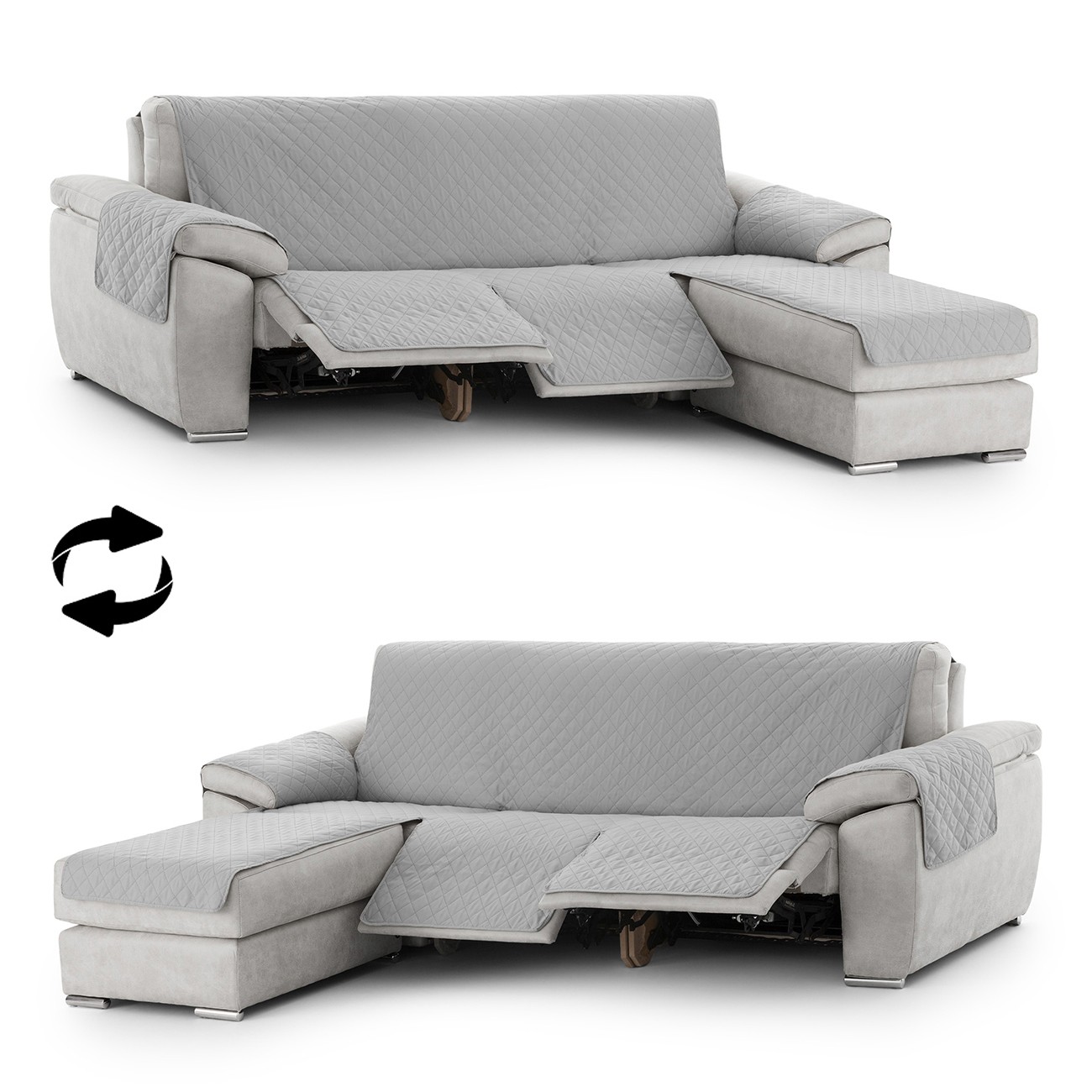 Funda acolchada Modelo Noruega para Chaise Longue Relax