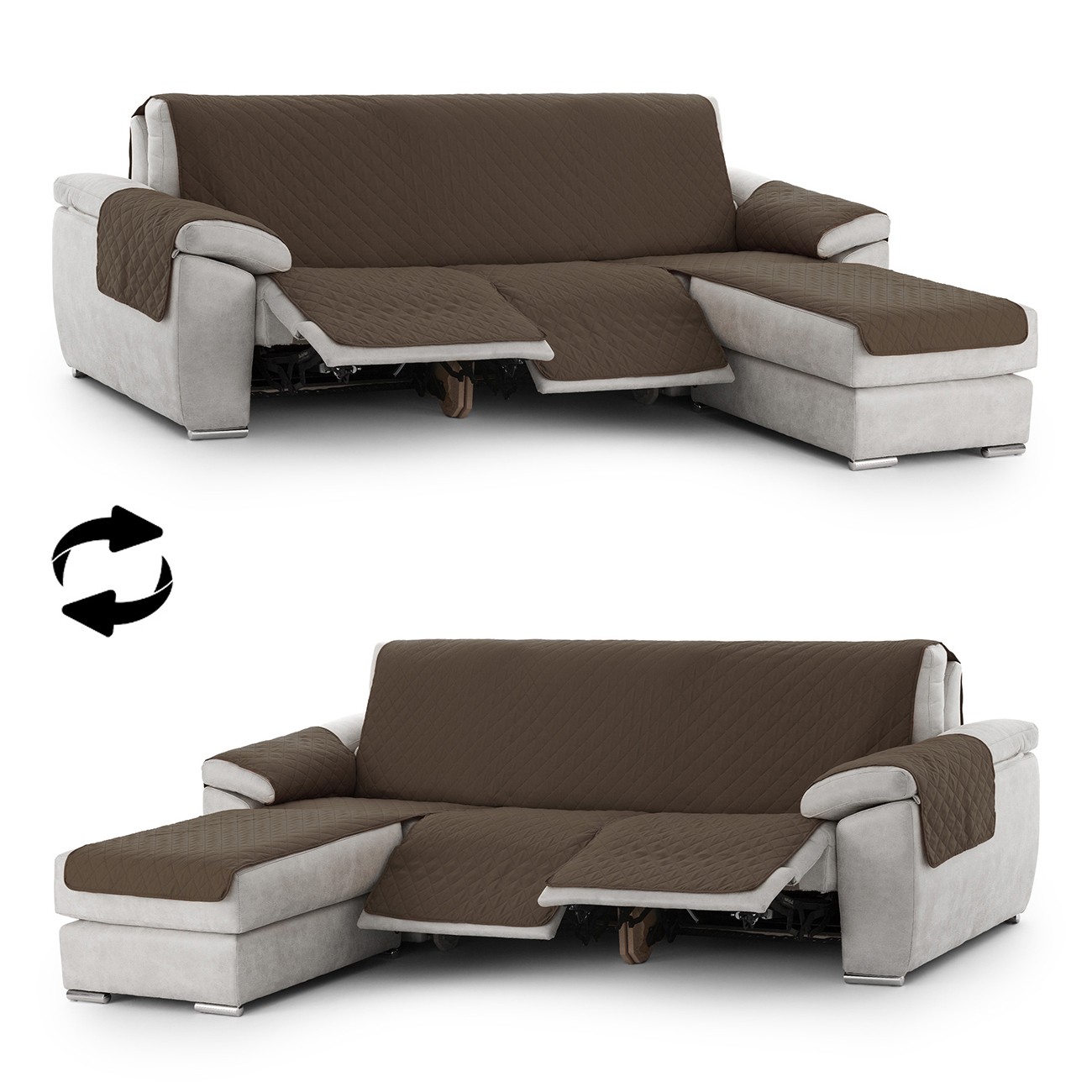Funda acolchada Modelo Noruega para Chaise Longue Relax