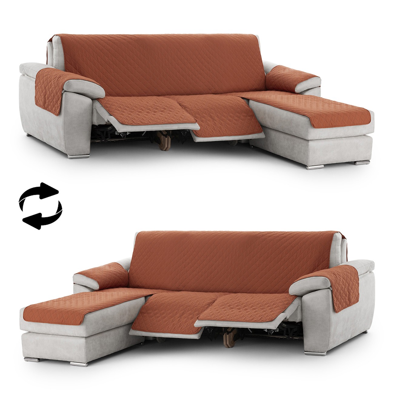 Funda acolchada Modelo Noruega para Chaise Longue Relax