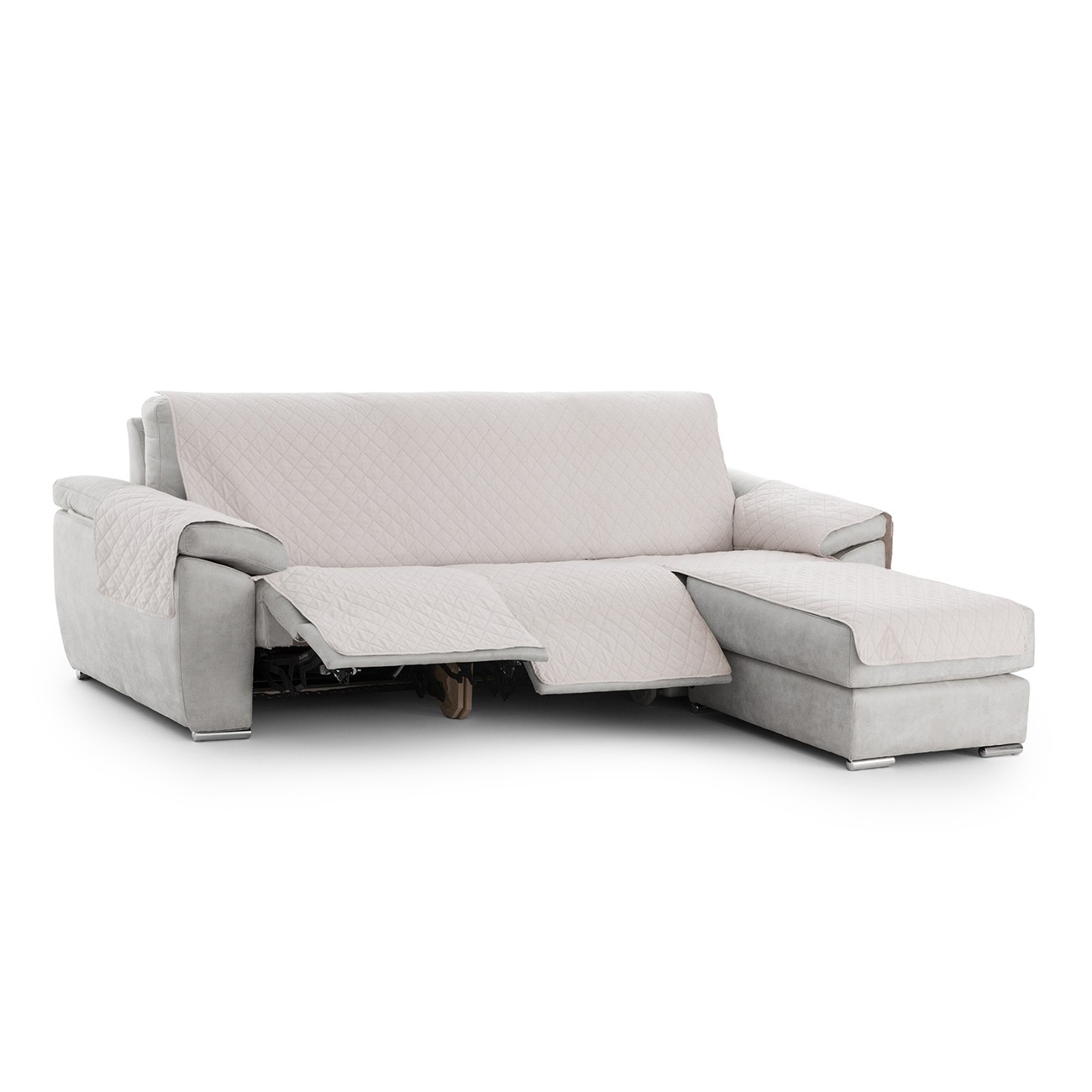 Funda acolchada antideslizante Modelo Montblanc para Chaise Longue Relax