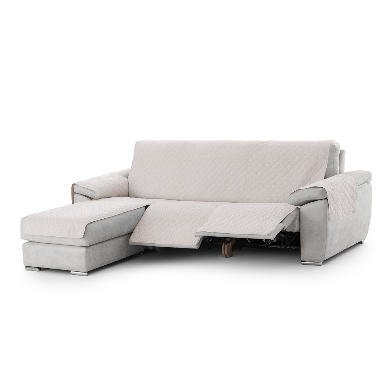 Funda acolchada antideslizante Modelo Montblanc para Chaise Longue Relax