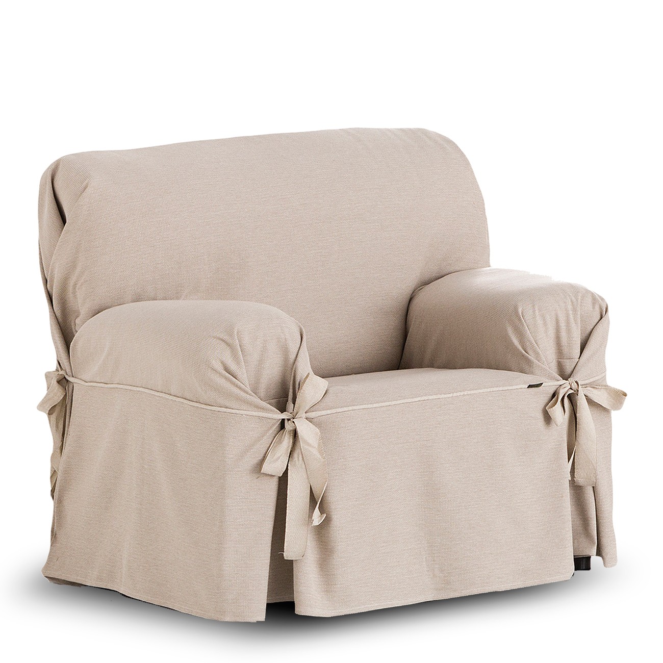 Funda de sillón con lazos Modelo Constanza