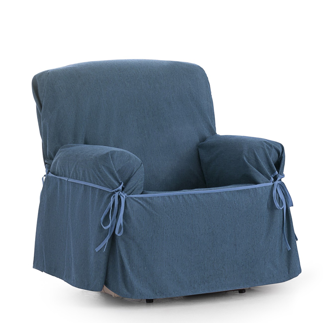 Funda de sillón impermeable con lazos Modelo Loira