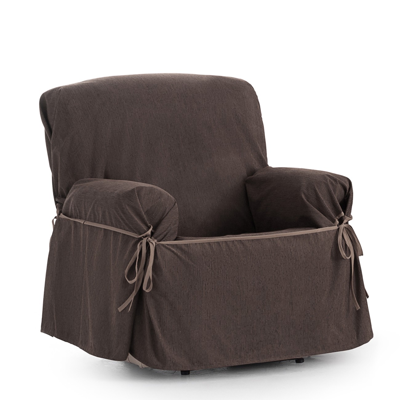 Funda de sillón impermeable con lazos Modelo Loira