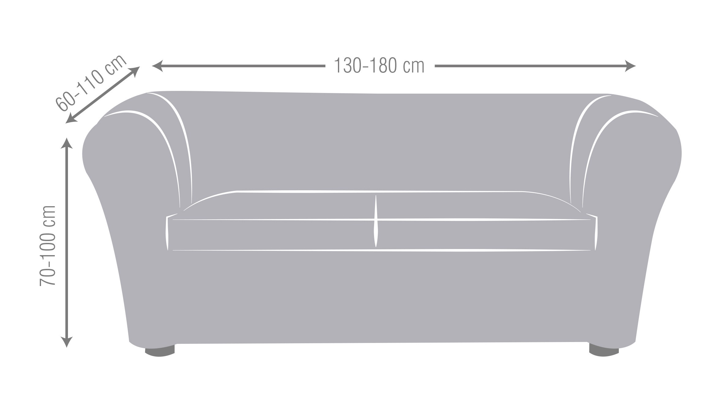 Funda de sofá superelástica para sofá Chester / Klippan modelo Roc
