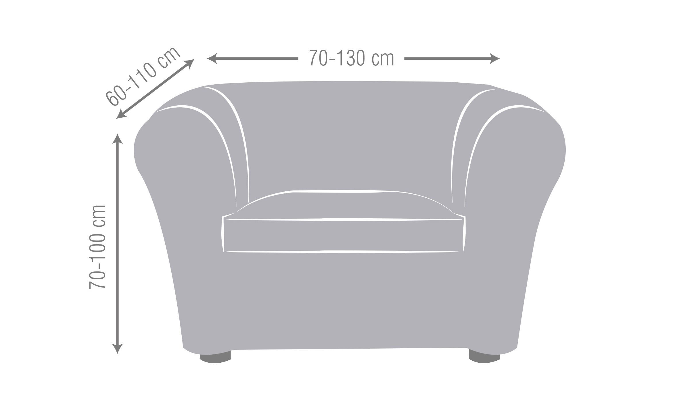 Funda de sofá superelástica para sillón Chester / Klippan modelo Roc