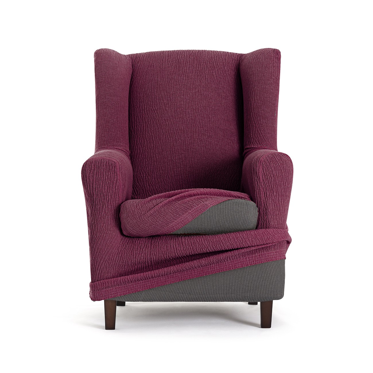 Funda elástica para sillón orejero modelo Troya