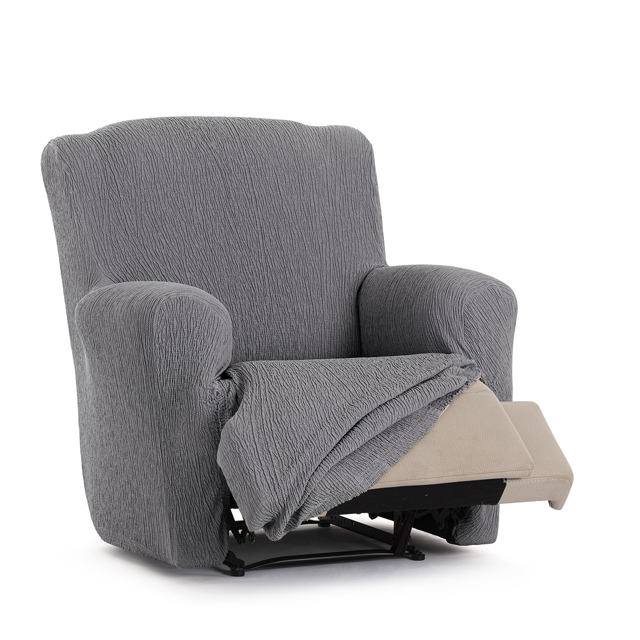 Funda elástica para sillón relax pies juntos modelo Troya