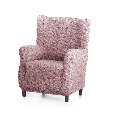 Funda bielástica para sillón orejero Candy | Textura y estilo moderno