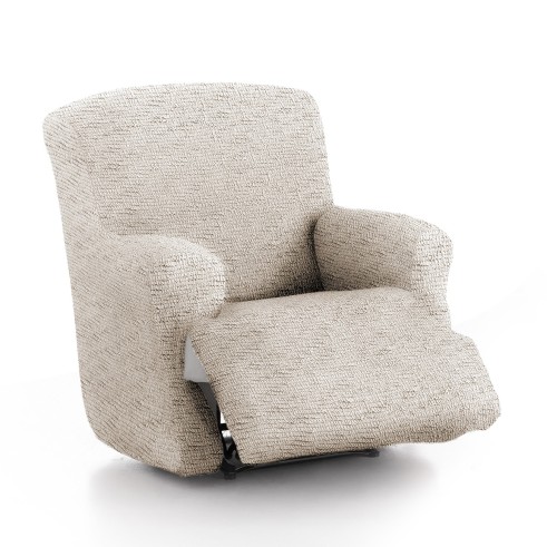 Funda bielástica para sillón relax pies juntos Candy | Ajuste total y moderno