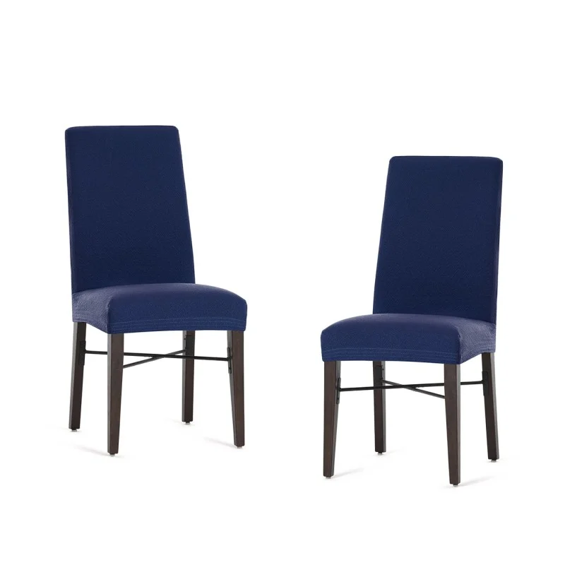 Pack dos fundas bielásticas con respaldo para silla modelo Bronx Pack dos fundas bielásticas con respaldo para silla modelo Bronx