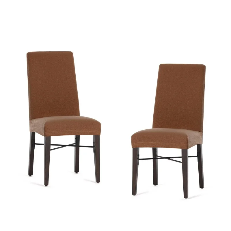 Pack dos fundas bielásticas con respaldo para silla modelo Bronx Pack dos fundas bielásticas con respaldo para silla modelo Bronx