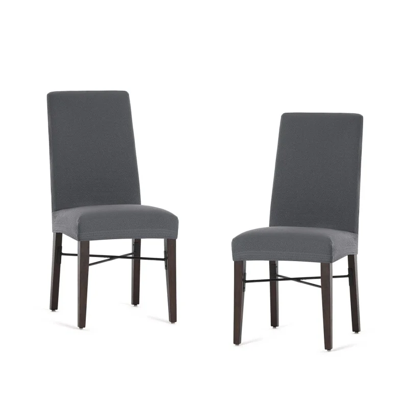 Pack dos fundas bielásticas con respaldo para silla modelo Bronx Pack dos fundas bielásticas con respaldo para silla modelo Bronx