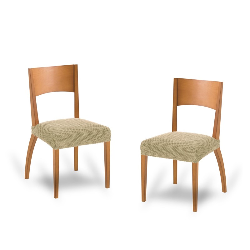 Pack 2 fundas bielásticas asiento silla Cora | Protección práctica y elegante Pack 2 fundas bielásticas asiento silla Cora | Protección práctica y elegante