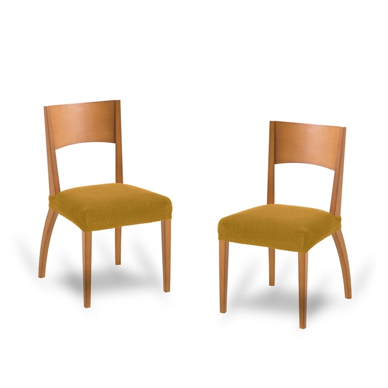 Pack 2 fundas bielásticas asiento silla Cora | Protección práctica y elegante Pack 2 fundas bielásticas asiento silla Cora | Protección práctica y elegante