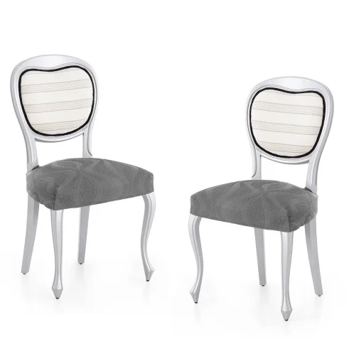 Pack 2 fundas elásticas para silla Iria | Diseño actual para renovar tus sillas