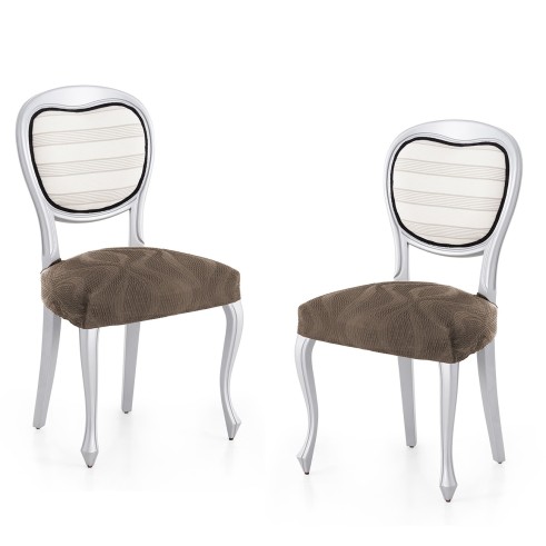 Pack 2 fundas elásticas para silla Iria | Diseño actual para renovar tus sillas