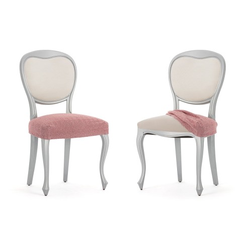Pack Fundas Superelásticas con Respaldo para Silla Modelo Jaz – Diseño Chevron para el Comedor