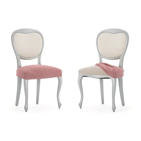 Pack Fundas Superelásticas con Respaldo para Silla Modelo Jaz – Diseño Chevron para el Comedor