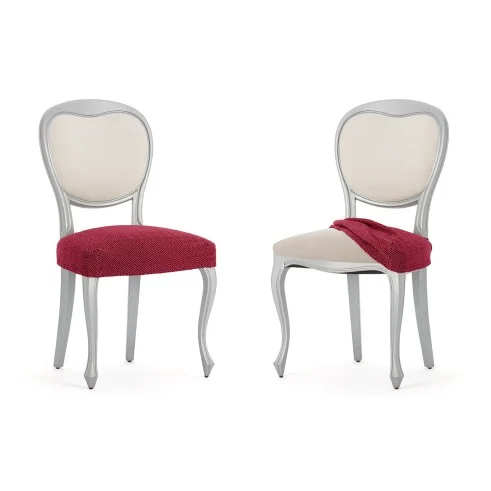 Pack Fundas Superelásticas con Respaldo para Silla Modelo Jaz – Diseño Chevron para el Comedor