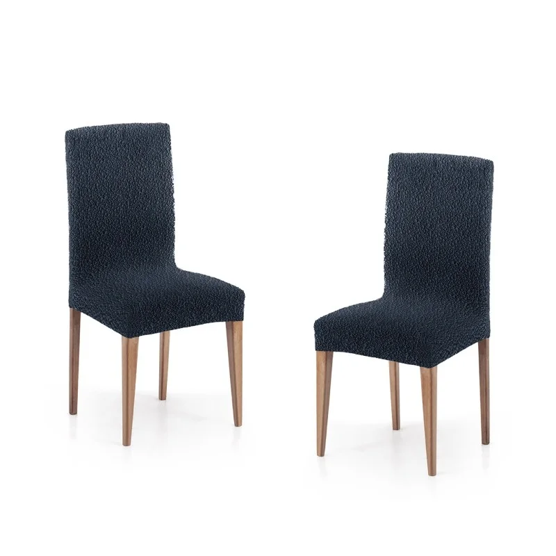 Pack dos fundas superelásticas con respaldo para silla modelo Roc – Comodidad y Estilo Pack dos fundas superelásticas con respaldo para silla modelo Roc – Comodidad y Estilo
