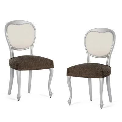 Pack dos fundas elásticas para silla modelo Troya