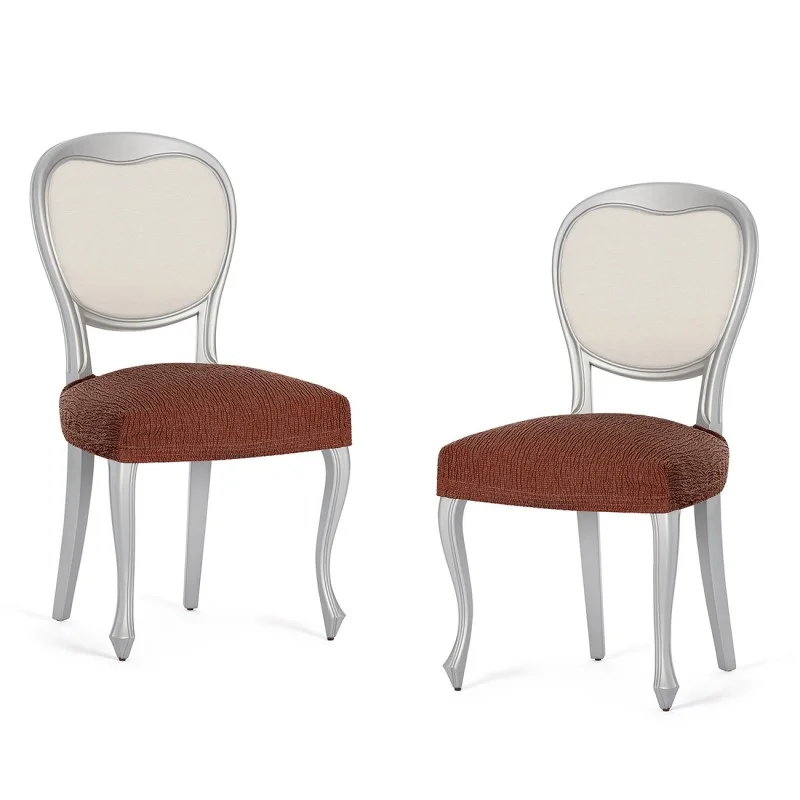 Pack dos fundas elásticas para silla modelo Troya Pack dos fundas elásticas para silla modelo Troya