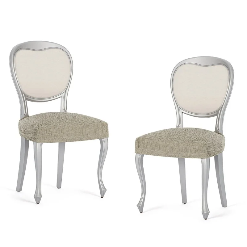 Pack dos fundas elásticas para silla modelo Troya Pack dos fundas elásticas para silla modelo Troya