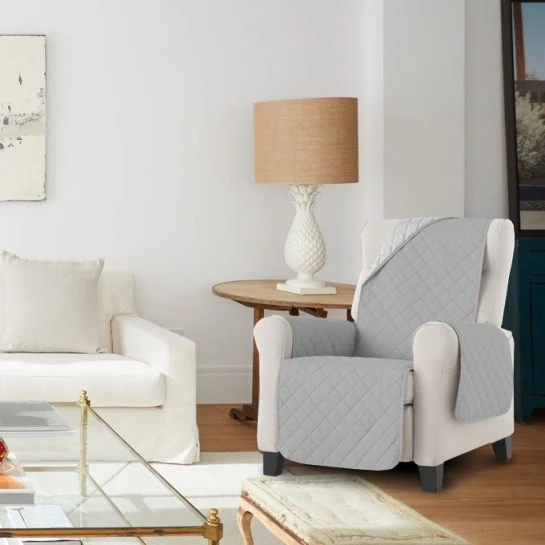 Funda acolchada para sillón Noruega | Reversible y estilosa