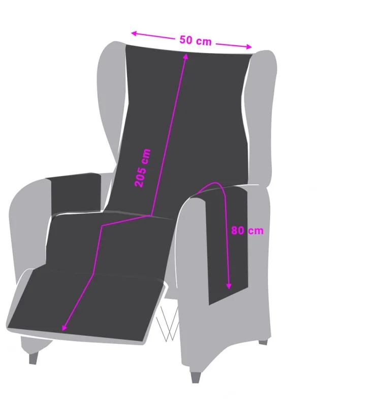 Funda acolchada para sillón relax Noruega | Confort y reversibilidad híbrida Funda acolchada para sillón relax Noruega | Confort y reversibilidad híbrida