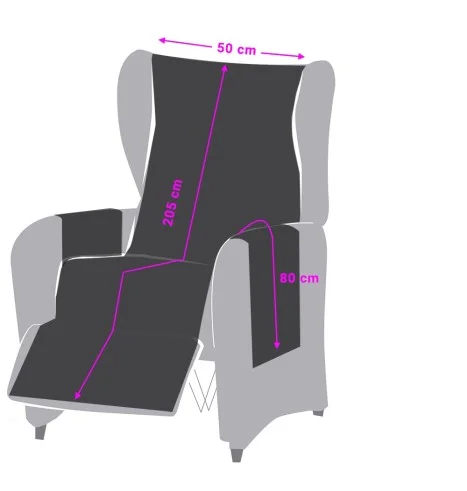 Funda acolchada Modelo Noruega para sillón relax.