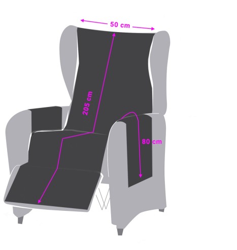Funda acolchada para sillón relax Noruega | Confort y reversibilidad híbrida