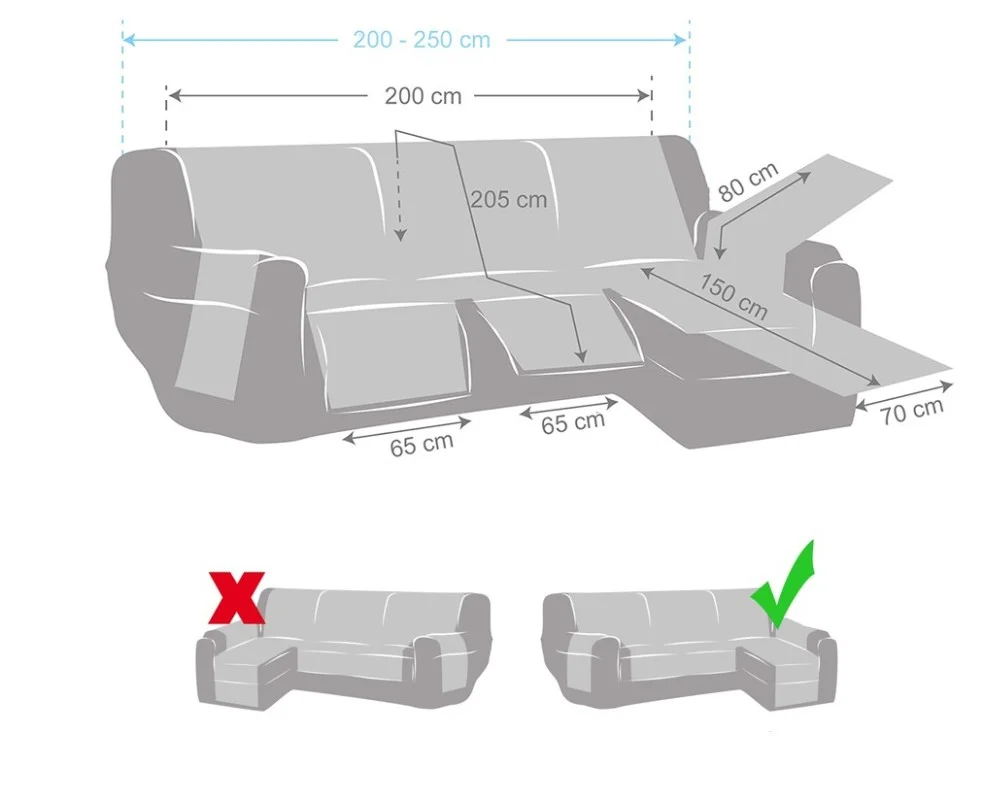 Funda acolchada antideslizante Montblanc Chaise Longue Relax | Hecha a medida con confort máximo Funda acolchada antideslizante Montblanc Chaise Longue Relax | Hecha a medida con confort máximo