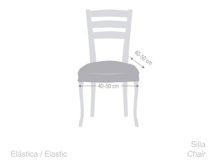 Pack dos fundas elásticas para silla modelo Argos