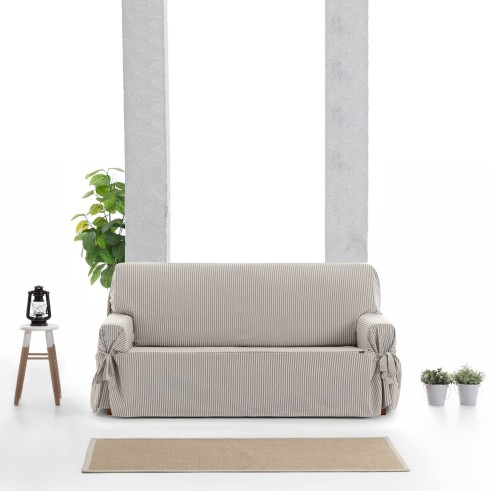 Funda de sofá con lazos Calma | Estilo elegante y texturizado