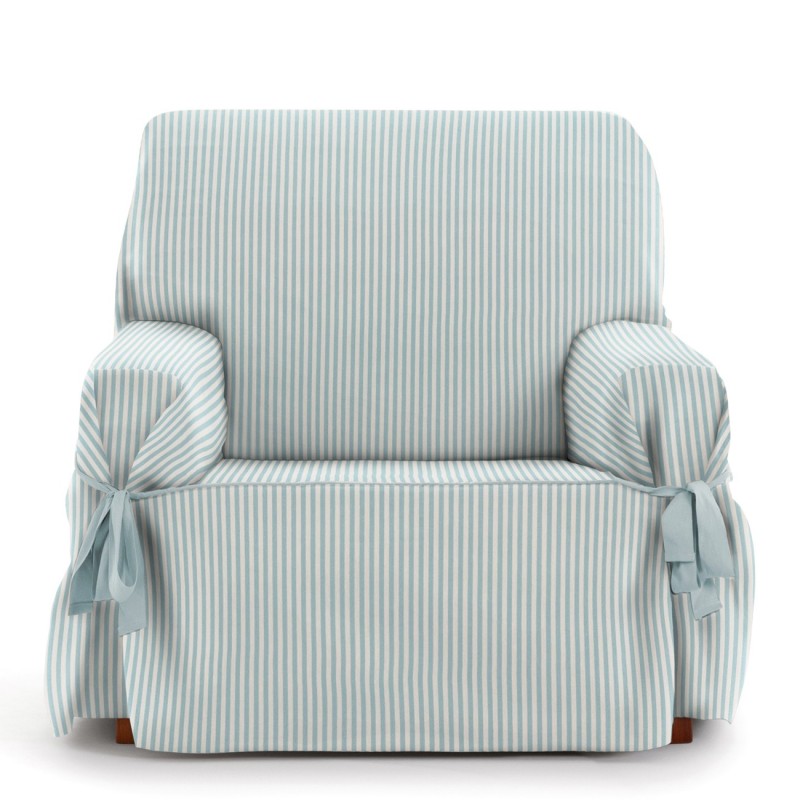Funda de sillón con lazos Calma | Renovación delicada sin esfuerzo Funda de sillón con lazos Calma | Renovación delicada sin esfuerzo