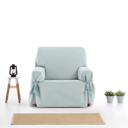 Funda de sillón con lazos Calma | Renovación delicada sin esfuerzo