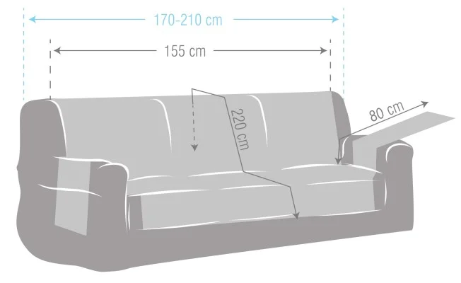 Funda cubre sofá Modelo Calma