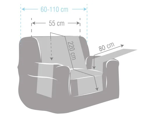 Funda cubre sillón Modelo Calma