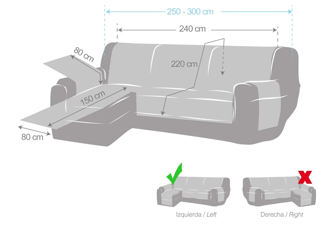 Funda cubre Chaise Longue Modelo Calma Funda cubre Chaise Longue Modelo Calma