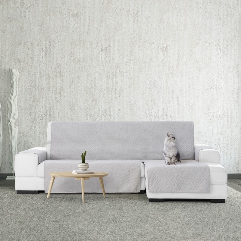 Funda cubre Chaise Longue Silver | Reversible y sofisticado para tu salón Funda cubre Chaise Longue Silver | Reversible y sofisticado para tu salón