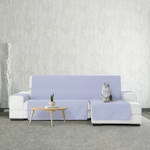 Funda cubre Chaise Longue Silver | Reversible y sofisticado para tu salón