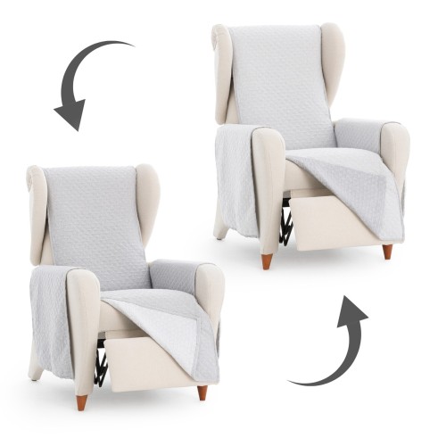 Funda cubre sillón relax Silver | Protección doble con estilo actual