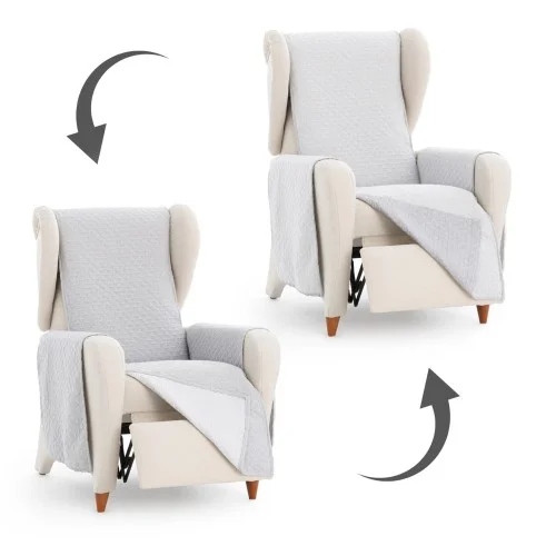 Funda cubre sillón relax Silver | Protección doble con estilo actual